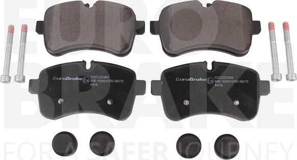 Eurobrake 5502222383 - Комплект спирачно феродо, дискови спирачки vvparts.bg