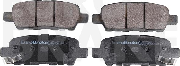 Eurobrake 5502222257 - Комплект спирачно феродо, дискови спирачки vvparts.bg