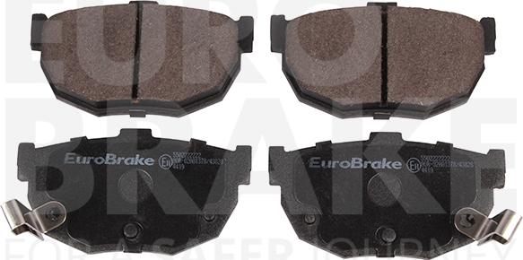 Eurobrake 5502222222 - Комплект спирачно феродо, дискови спирачки vvparts.bg