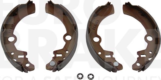 Eurobrake 58492752692 - Комплект спирачна челюст vvparts.bg