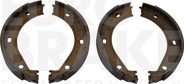 Eurobrake 58492715415 - Комплект спирачна челюст, ръчна спирачка vvparts.bg