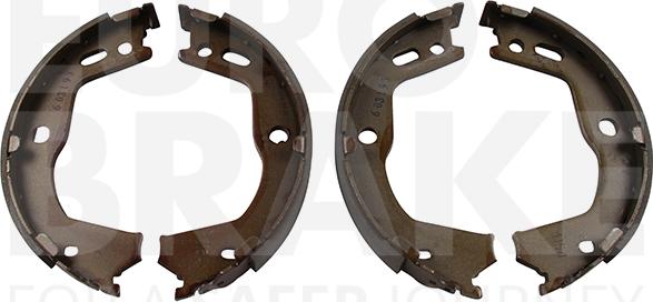 Eurobrake 58492734851 - Комплект спирачна челюст, ръчна спирачка vvparts.bg