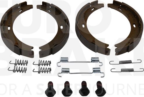 Eurobrake 58492733868 - Комплект спирачна челюст, ръчна спирачка vvparts.bg