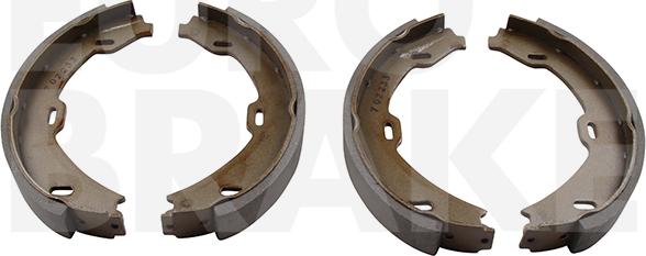 Eurobrake 58492733714 - Комплект спирачна челюст, ръчна спирачка vvparts.bg