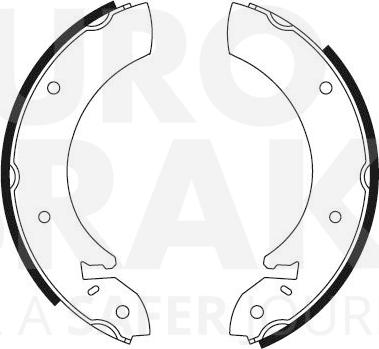 Eurobrake 58492725057 - Комплект спирачна челюст vvparts.bg