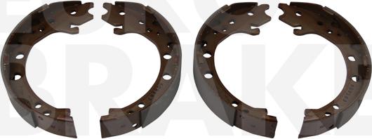 Eurobrake 58492726803 - Комплект спирачна челюст, ръчна спирачка vvparts.bg