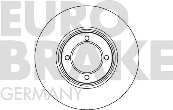 Eurobrake 5815204508 - Спирачен диск vvparts.bg