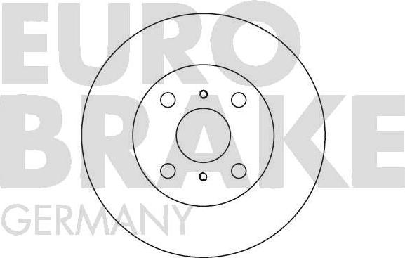 Eurobrake 5815204514 - Спирачен диск vvparts.bg