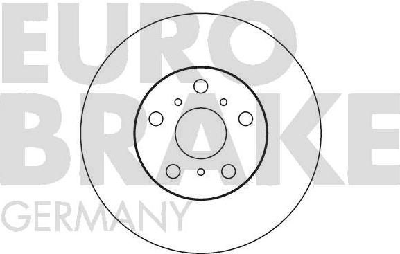 Eurobrake 5815204534 - Спирачен диск vvparts.bg