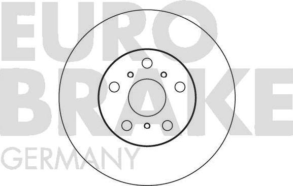 Eurobrake 5815204538 - Спирачен диск vvparts.bg