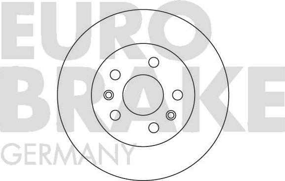 Eurobrake 5815204708 - Спирачен диск vvparts.bg