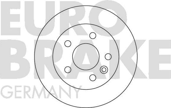 Eurobrake 5815204731 - Спирачен диск vvparts.bg