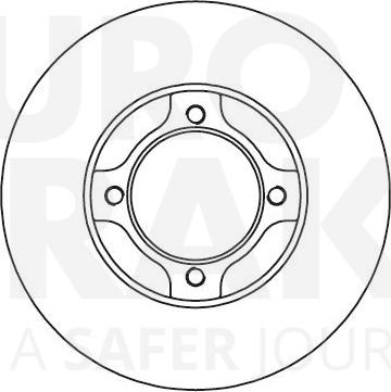 Eurobrake 5815205113 - Спирачен диск vvparts.bg