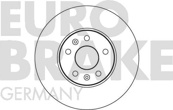 Eurobrake 5815201906 - Спирачен диск vvparts.bg