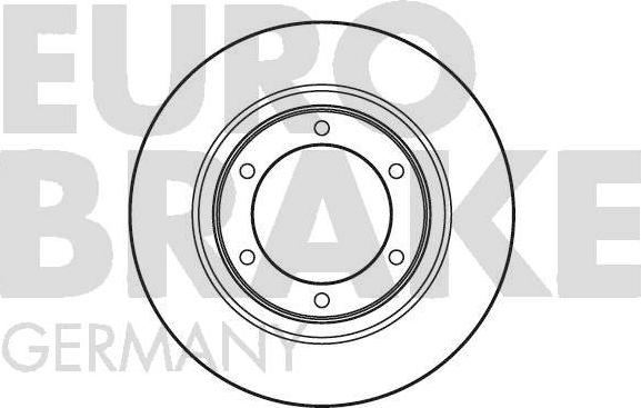 Eurobrake 5815201901 - Спирачен диск vvparts.bg