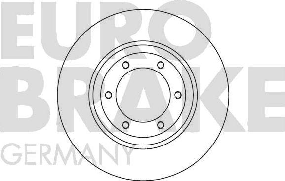 Eurobrake 5815201401 - Спирачен диск vvparts.bg