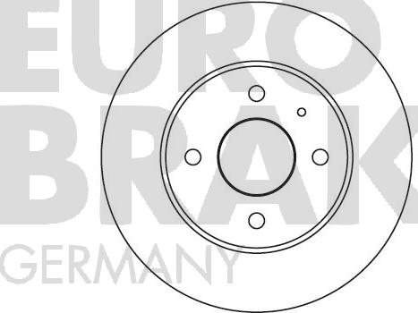 Eurobrake 5815201005 - Спирачен диск vvparts.bg