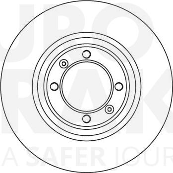 Eurobrake 5815201003 - Спирачен диск vvparts.bg