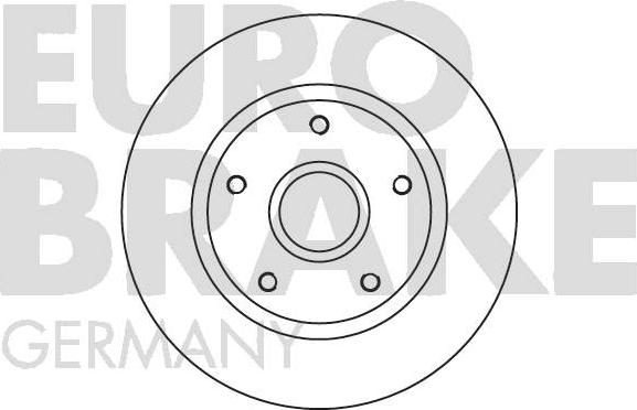 Eurobrake 5815203993 - Спирачен диск vvparts.bg