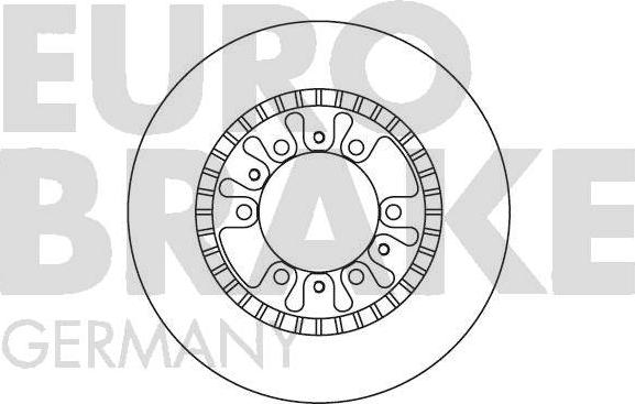 Eurobrake 5815203028 - Спирачен диск vvparts.bg