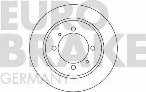 Eurobrake 5815203027 - Спирачен диск vvparts.bg