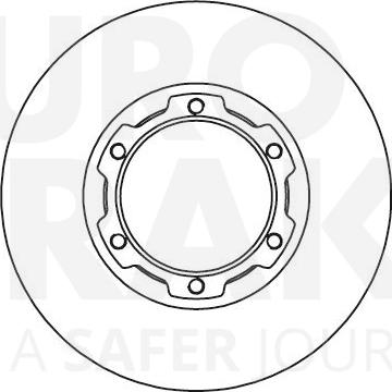 Eurobrake 5815203399 - Спирачен диск vvparts.bg