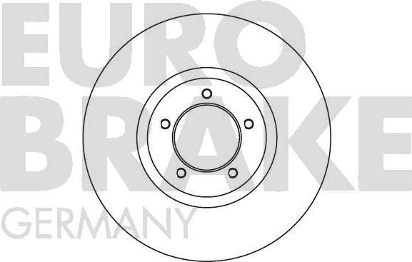 Eurobrake 5815202511 - Спирачен диск vvparts.bg
