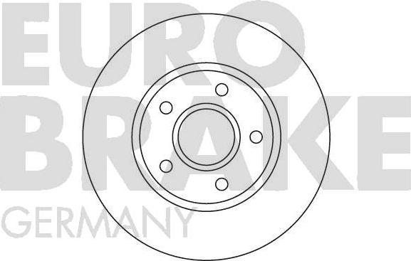 Eurobrake 5815202538 - Спирачен диск vvparts.bg