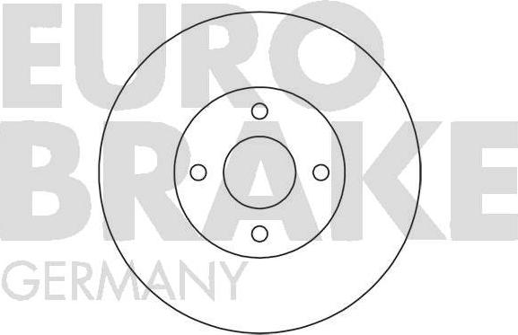 Eurobrake 5815202578 - Спирачен диск vvparts.bg