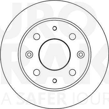 Eurobrake 5815202603 - Спирачен диск vvparts.bg