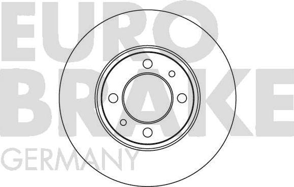 Eurobrake 5815202305 - Спирачен диск vvparts.bg