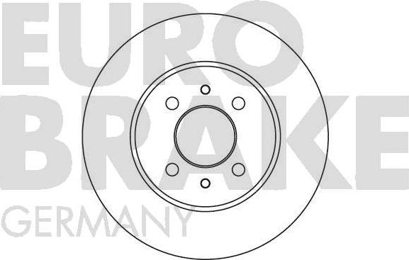 Eurobrake 5815202308 - Спирачен диск vvparts.bg