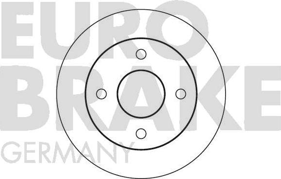 Eurobrake 5815202212 - Спирачен диск vvparts.bg