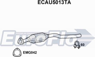 EuroFlo ECAU5013TA - Катализатор vvparts.bg