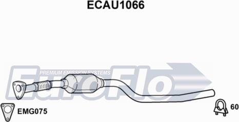 EuroFlo ECAU1066 - Катализатор vvparts.bg