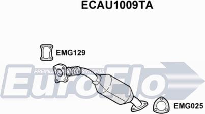 EuroFlo ECAU1009TA - Катализатор vvparts.bg