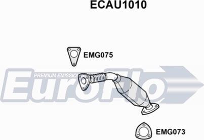 EuroFlo ECAU1010 - Катализатор vvparts.bg