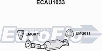 EuroFlo ECAU1033 - Катализатор vvparts.bg