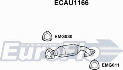 EuroFlo ECAU1166 - Катализатор vvparts.bg