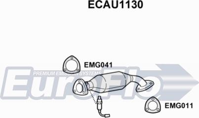 EuroFlo ECAU1130 - Катализатор vvparts.bg