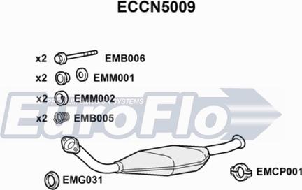 EuroFlo ECCN5009 - Катализатор vvparts.bg