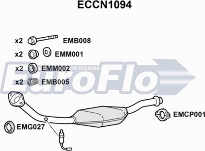 EuroFlo ECCN1094 - Катализатор vvparts.bg