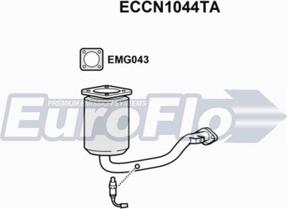 EuroFlo ECCN1044TA - Катализатор vvparts.bg