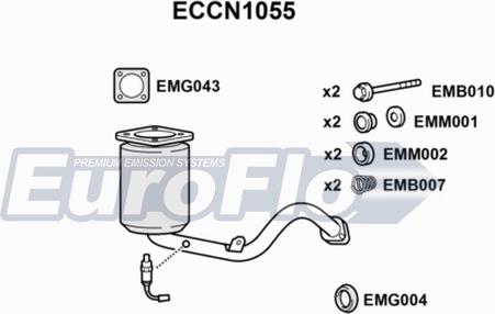 EuroFlo ECCN1055 - Катализатор vvparts.bg