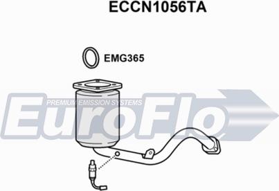 EuroFlo ECCN1056TA - Катализатор vvparts.bg