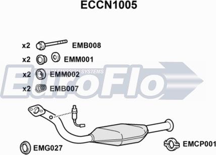 EuroFlo ECCN1005 - Катализатор vvparts.bg