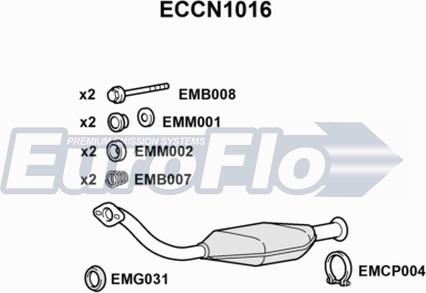 EuroFlo ECCN1016 - Катализатор vvparts.bg