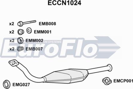 EuroFlo ECCN1024 - Катализатор vvparts.bg