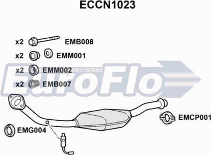 EuroFlo ECCN1023 - Катализатор vvparts.bg