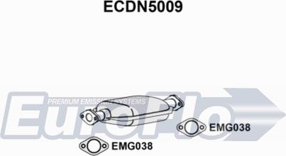 EuroFlo ECDN5009 - Катализатор vvparts.bg